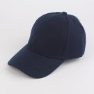 Unisex Hat Sun Visor Hat Outdoor Baseball Cap Fashion Adjustable Dark Blue Cap