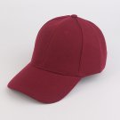 Unisex Hat Sun Visor Hat Outdoor Baseball Cap Fashion Adjustable Wine Red Cap