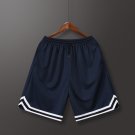 Men Basketball Shorts Breathable Blue Soccer Shorts
