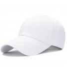 Unisex Cap Baseball Cap Adjustable Casual Outdoor Sports Cap White
