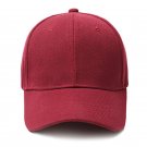 Baseball Cap Men Women Cap Summer Hat Adjustable Wine Red Cap
