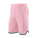 Men Student Basketball Shorts Running Sport Pink Short