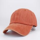 Summer Baseball Cap Women Men Fashion Adjustable Orange Cap