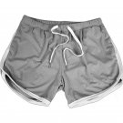 Men Summer Sports Running gray Shorts