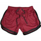 Men Summer Sports Running red black Shorts