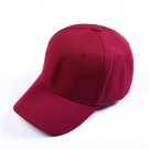 Men Women Sports Baseball Cap Adjustable burgundy Cap