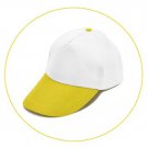 Fashion Unisex Adjustable Baseball Cap Sport Casual Outdoor Hat White yellow