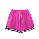 Men Student Basketball Shorts Sport Running Hot Pink Shorts