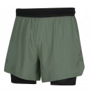 Running Double Deck Outdoor Training Beach green Shorts