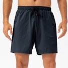 Men Summer Shorts Breathable Quick-drying Blue Shorts