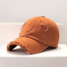 Baseball Hats Men Sun Hat Casual Sunshade Baseball Cap Women orange Hat