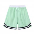 Basketball Shorts Men Gradient Color Outdoor Sports Breathable Green Shorts