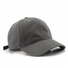 Man Baseball Hats Summer Outdoors Sun Hat Sport Unisex Dark Grey Cap