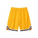 Summer Basketball Shorts Breathable Running Sports Loose Training Shorts yellow