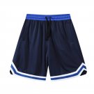 Men Basketball Shorts Gradient Color Outdoor Sports Breathable Navy Shorts