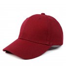 Kids Cap Boys Girls Cotton Cap Men Women Baseball Cap Summer Wine Red Cap