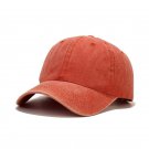 Baseball Cap Kids Sun Hats Boy Girl Adjustable Spring Summer orange Hat