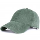Men Baseball Cap Outdoor Sunshade Hat Adjustable Green Baseball Cap