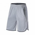 Basketball Shorts Breathable Running Shorts Outdoor Sports Gray Shorts