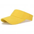 Summer Sun Hat Breathable Men Women Adjustable Sports Yellow Cap