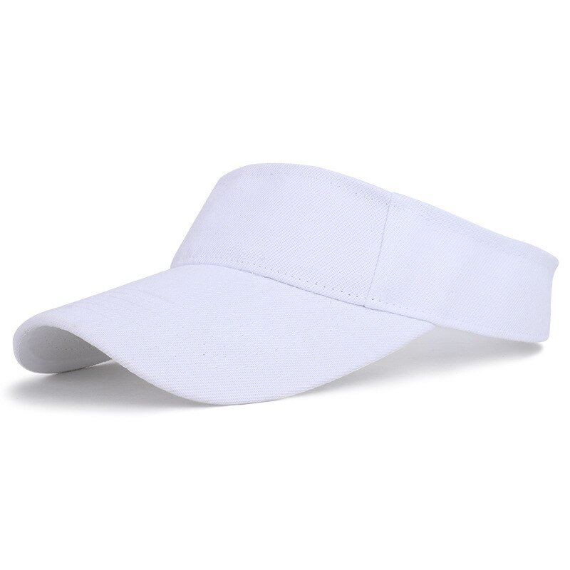 Summer Sun Hat Breathable Men Women Adjustable Sports White Cap
