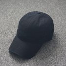Baseball Hat Man Cotton Sport Sun Cap Black
