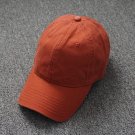 Baseball Hat Man Cotton Sport Sun Cap rust red