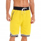 Basketball Shorts Casual Breathable Loose Men Yellow Shorts