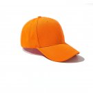 Sun Visor Cap Unisex Outdoor Dustproof Baseball Cap Fashion Adjustable Orange Cap