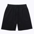 Men Running Summer Solid Color Casual Loose Black Shorts