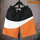 Summer Men Sports Beach Shorts Man Orange Basketball Shorts