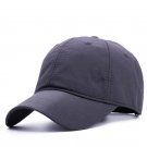 Man Baseball Hat Summer Outdoors Sun Hat Sport Gray Cap