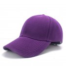 Men Women Baseball Cap Casual Hats Unisex Purple Cap