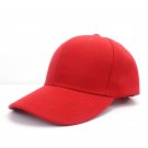 Men Women Baseball Cap Casual Hats Unisex Red Cap