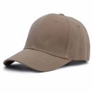 Solid Color Adjustable Unisex dark khaki Baseball Cap