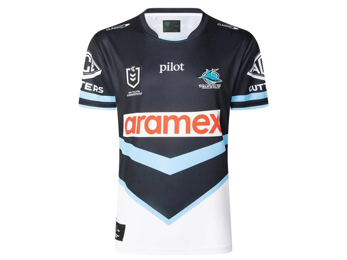 Cronulla-Sutherland Sharks Mens Away Rugby Shirt 2025