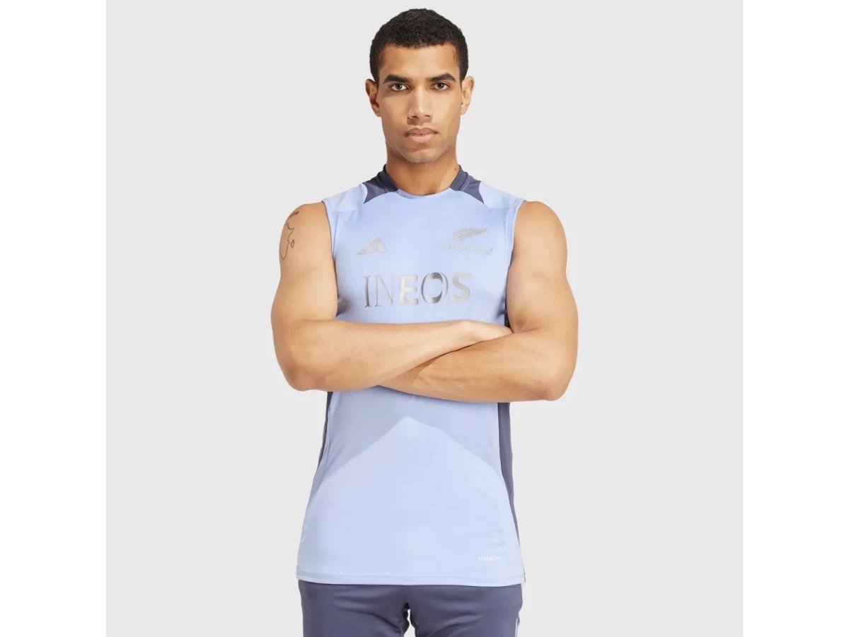 All Blacks Mens Blue Rugby Singlet 2024