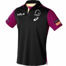 Brisbane Broncos Mens Media Rugby Polo 2024