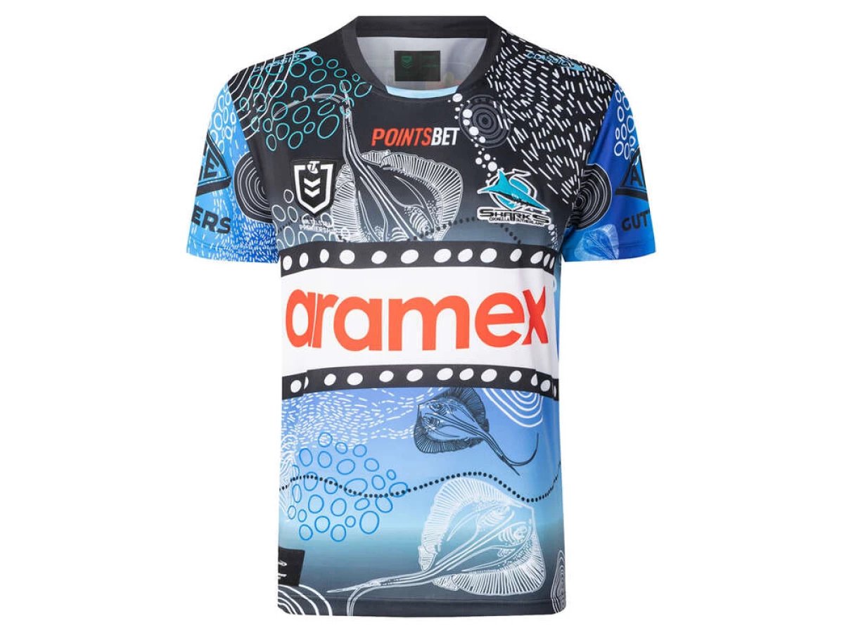 Cronulla-Sutherland Sharks Mens Indigenous Shirt 2024