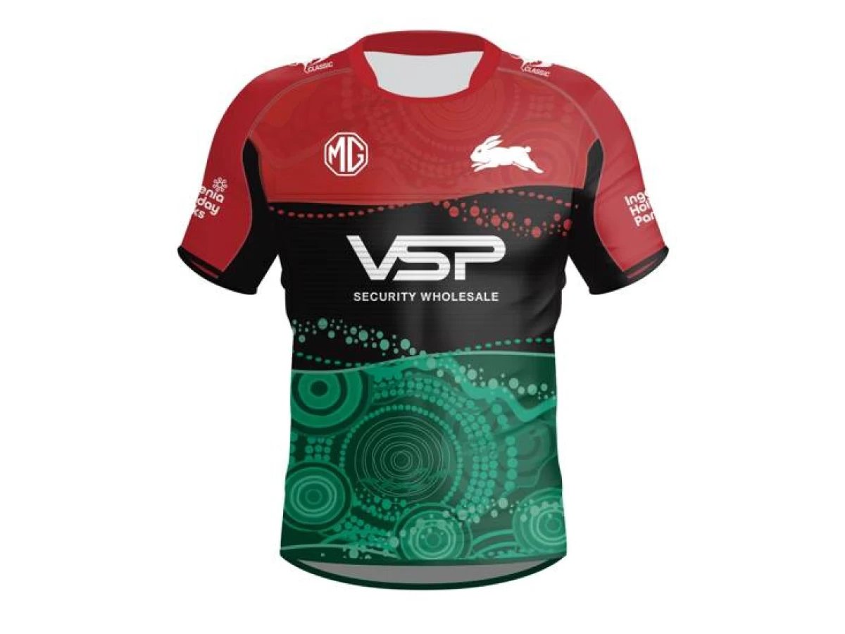 South Sydney Rabbitohs Mens Captains Run Rugby Shirt 2024