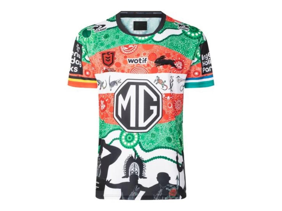 South Sydney Rabbitohs Mens Indigenous Rugby Shirt 2024
