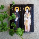Saint Paisios of Mount Athos & Saint Arsenios Handmade Orthodox Icon