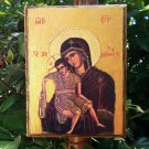 Greek Orthodox Icon of Virgin Mary Axion Esti / Panagia / Mother Of God