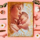 Mother's Hug Painting On Canvas / Mother And Baby Painting / Baby's Shower Gift