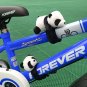 Panda Ornaments Plush Doll Lying on Bicycles Cute Pendant Accessories Motorcycle Decor Gifts