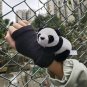 Panda Ornaments Plush Doll Lying on Bicycles Cute Pendant Accessories Motorcycle Decor Gifts