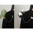 Plush Doll Cartoon Panda Rabbit Dinosaur Brooch Clothing Bag Decoration Pendant Gifts Toys