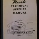 1949 Nash Model 600 and Ambassador 6 Service Manual - FSM