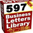 597 Ready To Use Sales Letters and Business Forms