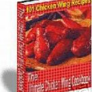 The Chicken Wing Cookbook recipes EBOOK FREE SHIPPING